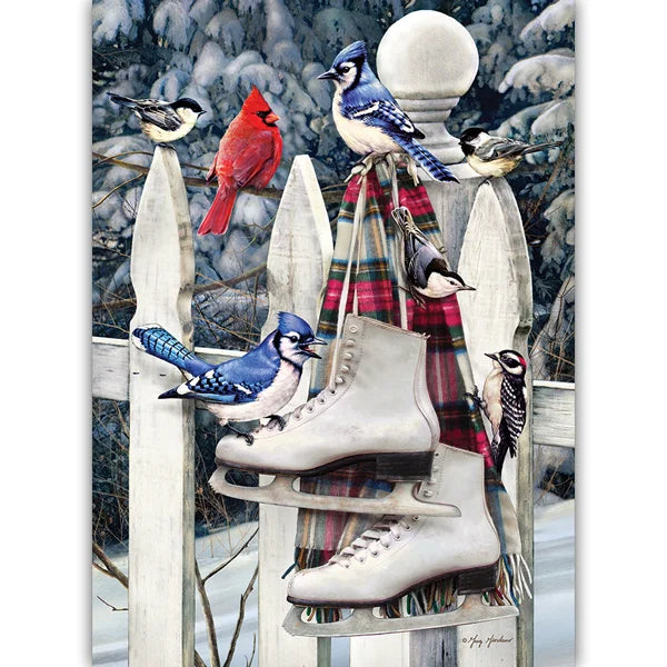 Birds with Skates 500 Piece Jigsaw Puzzle By Cobble Hill - Puzazzled