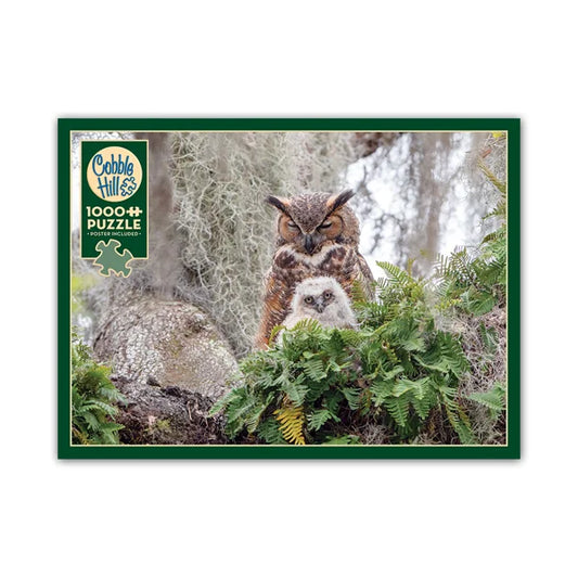 Great Horned Owl 1000 Piece Jigsaw Puzzle By Cobble Hill - Puzazzled