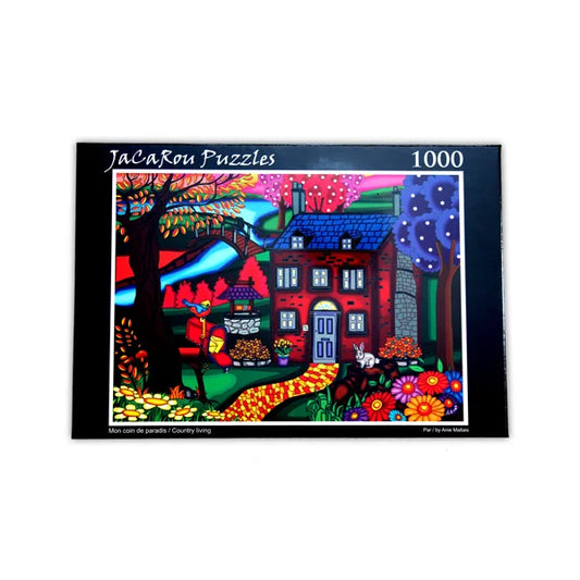 Country Living - 1000 Piece Jigsaw Puzzle by JaCaRou Puzzles - Puzazzled