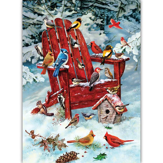 Adirondack Birds - 1000 Piece Jigsaw Puzzle by Jack Pine - Puzazzled