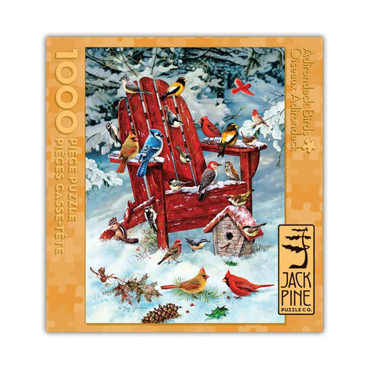 Adirondack Birds - 1000 Piece Jigsaw Puzzle by Jack Pine - Puzazzled