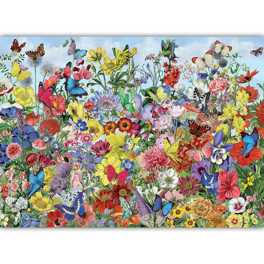 Butterfly Garden - 1000 Piece Jigsaw Puzzle by Jack Pine - Puzazzled