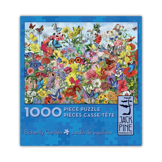 Butterfly Garden - 1000 Piece Jigsaw Puzzle by Jack Pine - Puzazzled