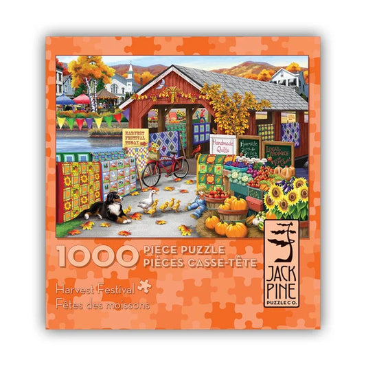 Harvest Festival - 1000 Piece Jigsaw Puzzle by Jack Pine - Puzazzled