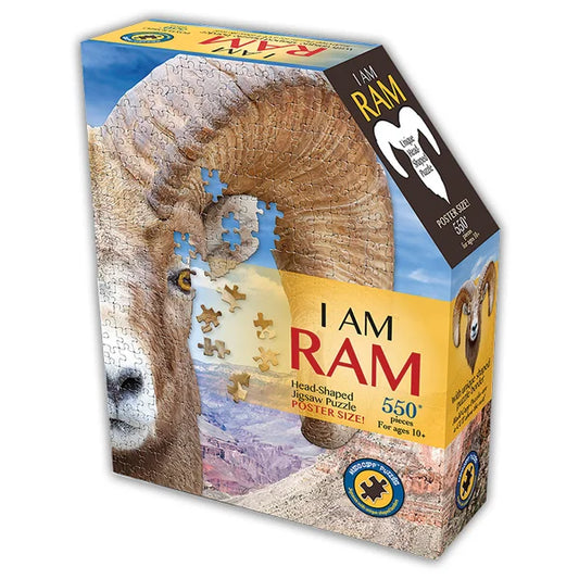 I AM Ram - 550 Piece Jigsaw Puzzle by Madd Capp Games - Puzazzled