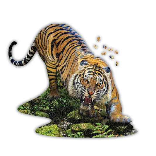 I AM Tiger -1000 Piece Jigsaw Puzzle by Madd Capp Games - Puzazzled