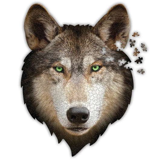 I AM Wolf - 550 Piece Jigsaw Puzzle by Madd Capp Games - Puzazzled