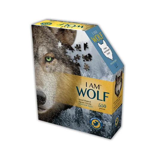 I AM Wolf - 550 Piece Jigsaw Puzzle by Madd Capp Games - Puzazzled